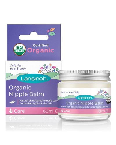 LANSINOH ORGANIC NIPPLE BALM ΟΡΓΑΝΙΚΗ ΚΡΕΜΑ ΓΙΑ ΘΗΛΕΣ 60ml