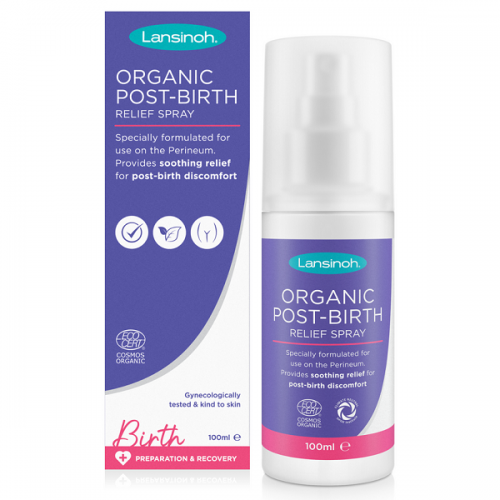 LANSINOH ORGANIC POST-BIRTH RELIEF SPRAY 100ml