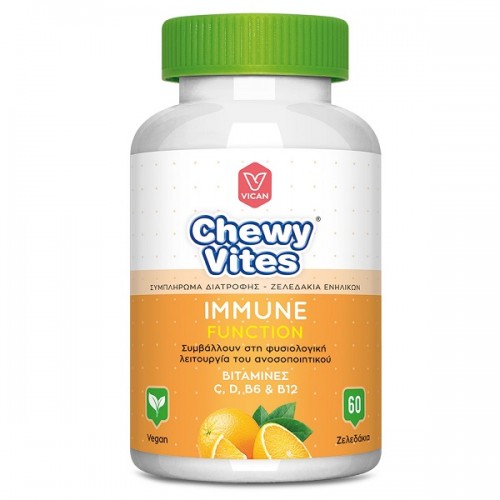 VICAN CHEWY VITES ADULTS IMMUNE FUNCTION 60 Ζελεδάκια