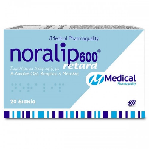 MEDICAL NORALIP 600 RETARD 20tabs