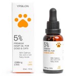 YPSILON 5% PREMIUM HEMP OIL FOR DOGS & CATS 1500mg CBD 30ml