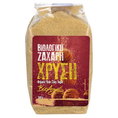 BIOAGROS ΖΑΧΑΡΗ ΧΡΥΣΗ ΒΙΟ 500g