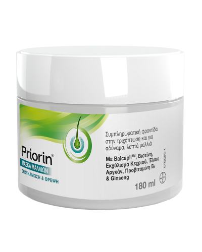 PRIORIN ΜΑΣΚΑ ΜΑΛΛΙΩΝ ΓΙΑ ΕΝΔΥΝΑΜΩΣΗ & ΘΡΕΨΗ 180ml