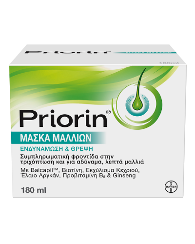 PRIORIN ΜΑΣΚΑ ΜΑΛΛΙΩΝ ΓΙΑ ΕΝΔΥΝΑΜΩΣΗ & ΘΡΕΨΗ 180ml