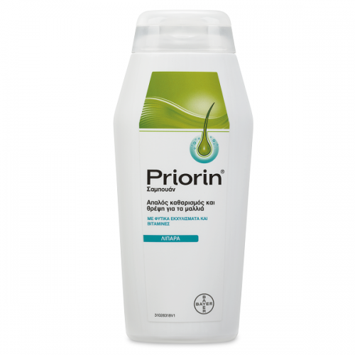 PRIORIN ΣΑΜΠΟΥΑΝ ΓΙΑ ΛΙΠΑΡΑ ΜΑΛΛΙΑ 200ML 