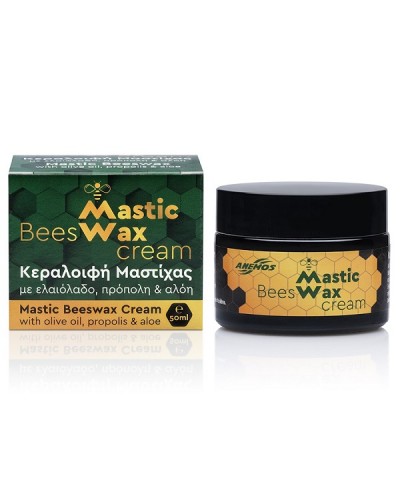 ANEMOS BEES WAX MASTIC CREAM ΚΕΡΑΛΟΙΦΗ ΜΕ ΜΑΣΤΙΧΑ & ΒΙΟΛΟΓΙΚΟ ΕΛΑΙΟΛΑΔΟ 50ml