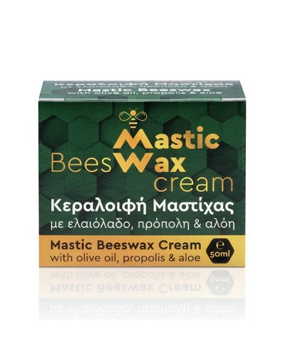 ANEMOS BEES WAX MASTIC CREAM ΚΕΡΑΛΟΙΦΗ ΜΕ ΜΑΣΤΙΧΑ & ΒΙΟΛΟΓΙΚΟ ΕΛΑΙΟΛΑΔΟ 50ml