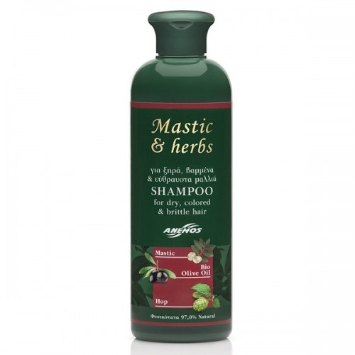 ANEMOS MASTIC & HERBS ΣΑΜΠΟΥΑΝ ΓΙΑ ΞΗΡΑ Ή ΒΑΜΜΕΝΑ ΜΑΛΛΙΑ 300ml