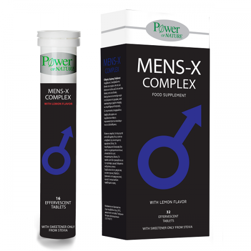 POWER MENS-X COMPLEX STEVIA 32 Ααναβράζοντα δισκία