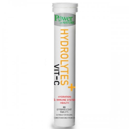 POWER HEALTH HYDROLYTES PLUS VITAMIN C STEVIA 20 αναβράζοντα δισκία