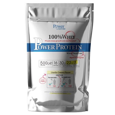 POWER HEALTH 100% WHEY POWER PROTEIN VANILLA CREAM 500g