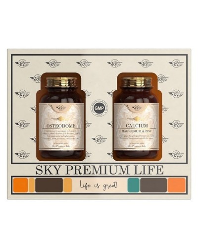 SKY PREMIUM LIFE PROMO OSTEODOME 60tabs & CALCIUM, MAGNESIUM & ZINC 60tabs