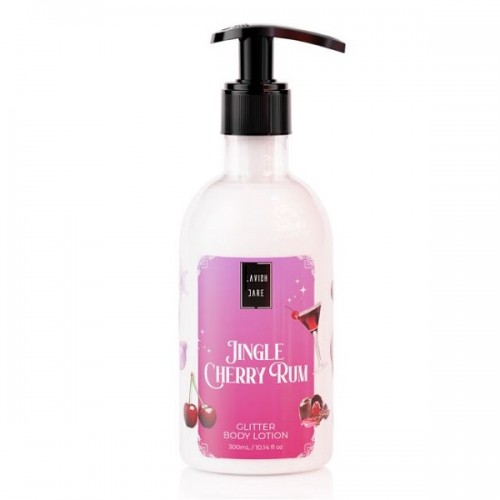 LAVISH CARE PROMO JINGLE CHERRY RUM BATH & SHOWER GEL 500ml + GLITTER BODY LOTION 300ml