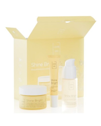 LAVISH CARE PROMO SHINE BRIGHT ANTIOXIDANT GLOW FACE CREAM 50ml & BRIGHTENING EYE CREAM 15ml & ANTI-OX SERUM 30ml