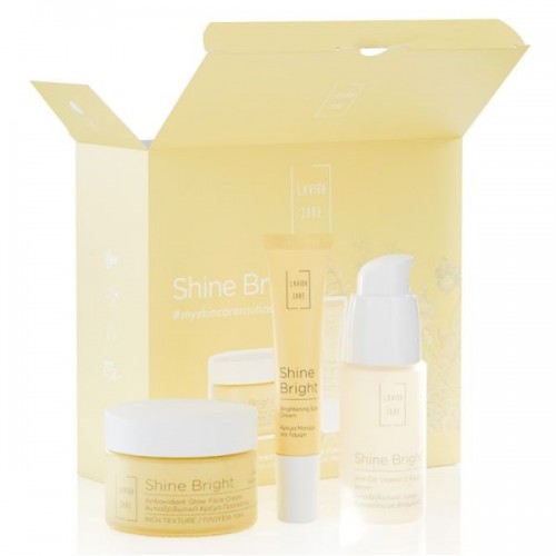 LAVISH CARE PROMO SHINE BRIGHT ANTIOXIDANT GLOW FACE CREAM 50ml & BRIGHTENING EYE CREAM 15ml & ANTI-OX VITAMIN C SERUM 30ml