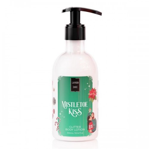 LAVISH CARE PROMO MISTLETOE KISS BATH & SHOWER GEL 500ml & GLITTER BODY LOTION 300ml