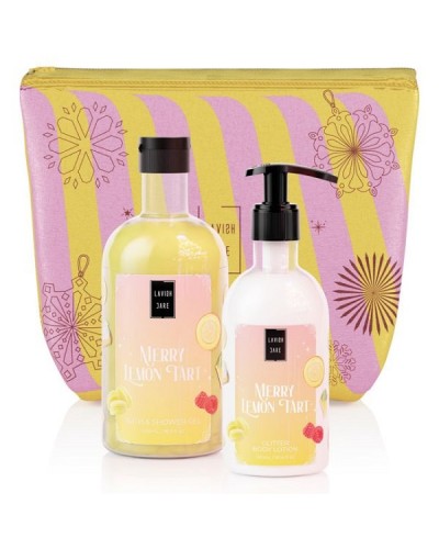 LAVISH CARE PROMO MERRY LEMON TART BATH & SHOWER GEL 500ml & GLITTER BODY LOTION 300ml