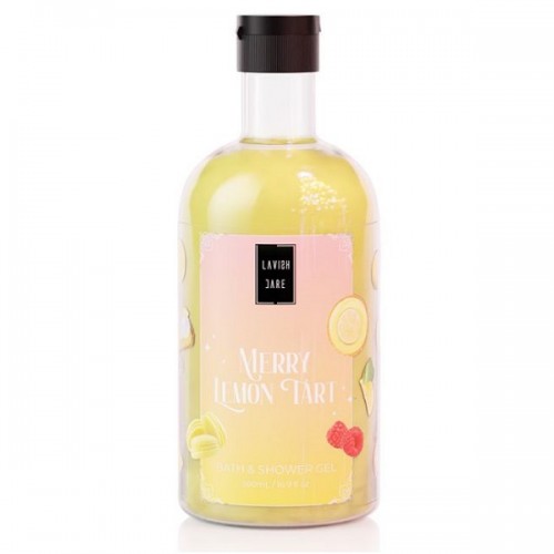 LAVISH CARE PROMO MERRY LEMON TART BATH & SHOWER GEL 500ml & GLITTER BODY LOTION 300ml