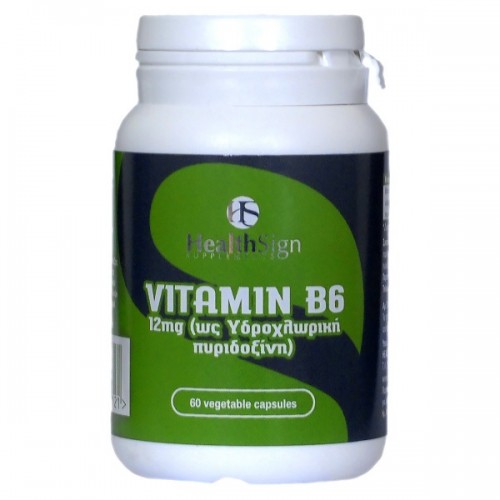 HEALTH SIGN VITAMIN B6 12mg 60caps