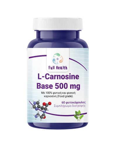 FULL HEALTH L-CARNOSINE BASE 500mg 60Vcaps