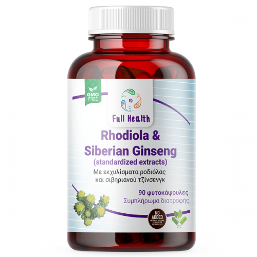 FULL HEALTH RHODIOLA & SIBERIAN GINSENG 90Vcaps