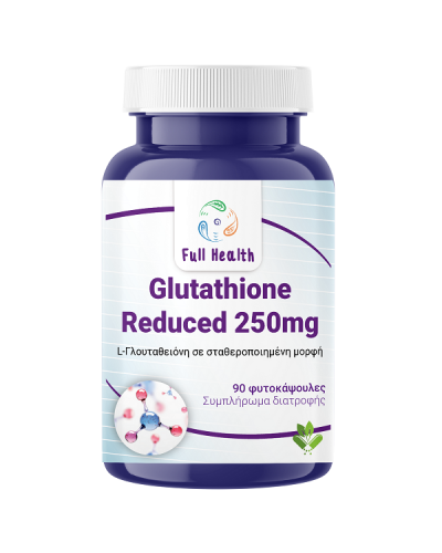 FULL HEALTH L-GLUTATHIONE REDUCED 250mg 90Vcaps