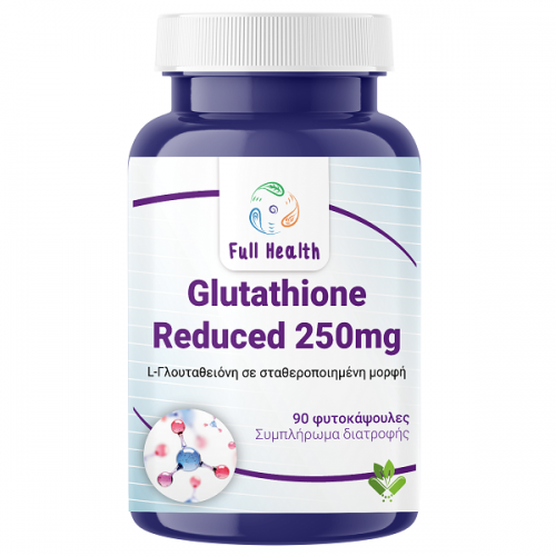 FULL HEALTH L-GLUTATHIONE REDUCED 250mg 90Vcaps