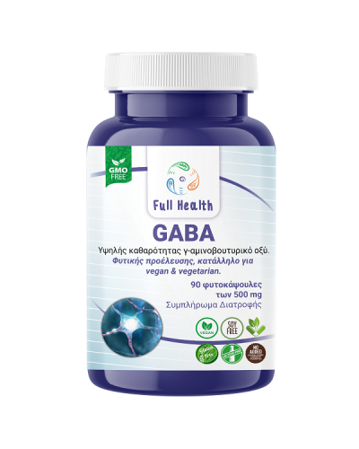 FULL HEALTH GABA 500mg 90Vcaps