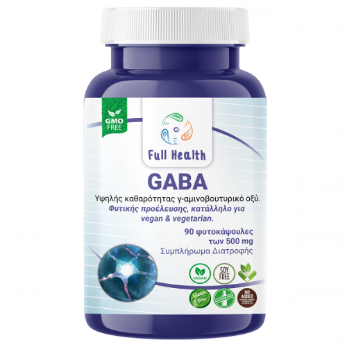 FULL HEALTH GABA 500mg 90Vcaps