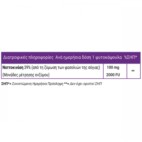 FULL HEALTH NATTOKINASE 100mg 120Vcaps