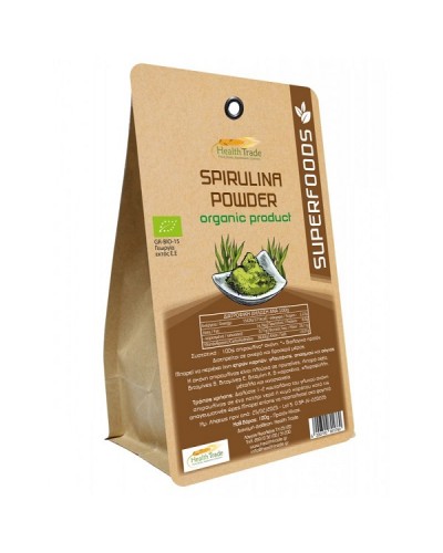 HEALTH TRADE SPIRULINA POWDER ORGANIC 100g