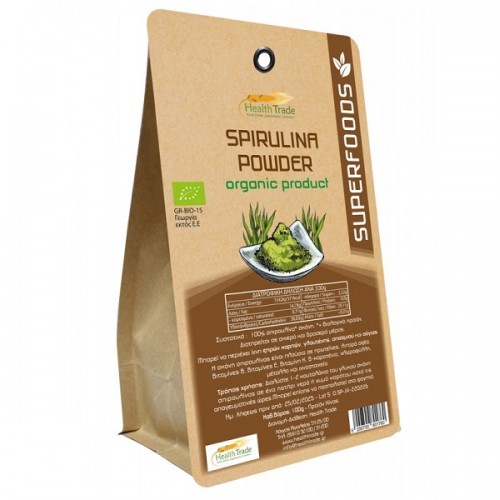 HEALTH TRADE SPIRULINA POWDER ORGANIC 100g