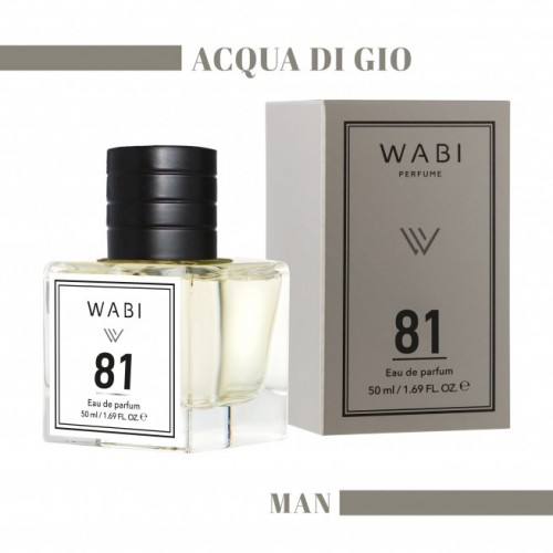 WABI EAU DE PARFUM No 81 TYPE ARMANI ACQUA DI GIO 50ml