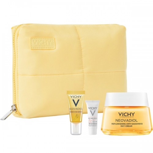 VICHY PROMO NEOVADIOL POST MENOPAUSE REPLENISHING ANTI-SAGGINESS DAY CREAM 50ml & ΔΩΡΟ MENO 5 BI-SERUM 5ml & CAPITAL SOLEIL SPF50+ 3ml