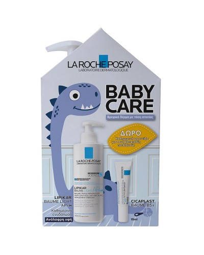 LA ROCHE POSAY PROMO LIPIKAR BAUME LIGHT AP+M 400ml & ΔΩΡΟ CICAPLAST BAUME B5+ 15ml