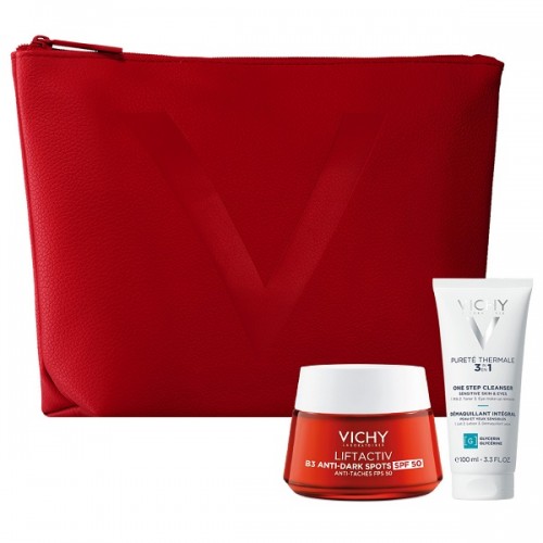 VICHY PROMO LIFTACTIV B3 ANTI-DARK SPOTS CREAM SPF50 50ml & ΔΩΡΟ PURETE THERMALE 3 IN 1 ONE STEP CLEANSER 100ml & ΝΕΣΣΕΡ