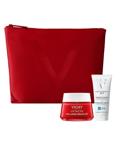 VICHY PROMO LIFTACTIV COLLAGEN SPECIALIST CREAM 50ml & ΔΩΡΟ PURETE THERMALE 3 IN 1 ONE STEP CLEANSER 100ml & ΝΕΣΣΕΡ