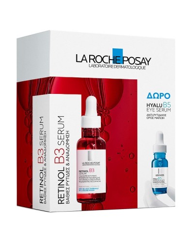 LA ROCHE POSAY PROMO RETINOL B3 SERUM 30ml & ΔΩΡΟ HYALU B5 EYE SERUM 5ml