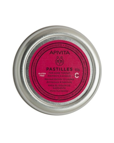 APIVITA PASTILLES ΠΑΣΤΙΛΙΕΣ ΜΕ ΒΑΤΟΜΟΥΡΟ & ΠΡΟΠΟΛΗ 45GR