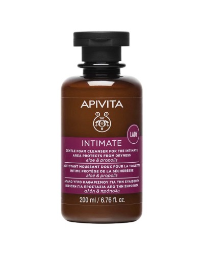 APIVITA INTIMATE LADY ΑΠΑΛΟ ΥΓΡΟ ΚΑΘΑΡΙΣΜΟΥ ΓΙΑ ΤΗΝ ΕΥΑΙΣΘΗΤΗ ΠΕΡΙΟΧΗ ΓΙΑ ΠΡΟΣΤΑΣΙΑ ΑΠΟ ΤΗΝ ΞΗΡΟΤΗΤΑ 200ml