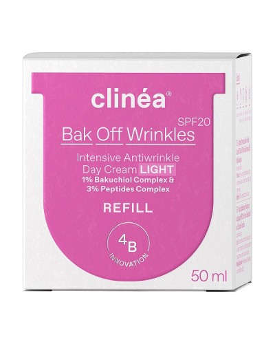 CLINEA BAK OFF WRINKLES LIGHT SPF20 50ml REFILL