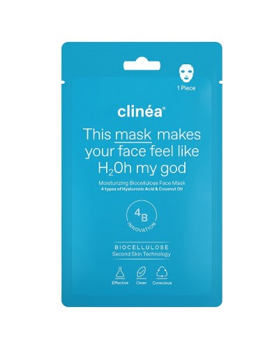 CLINEA MOISTURIZING BIOCELLULOSE FACE MASK 1τμχ