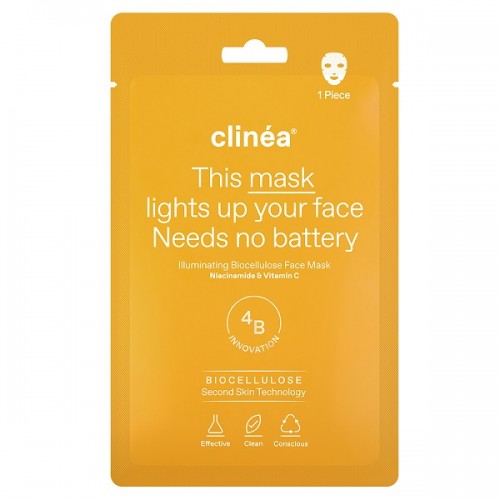 CLINEA ILLUMINATING BIOCELLULOSE FACE MASK 1τμχ