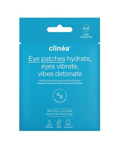 CLINEA MOISTURIZING BIOCELLULOSE EYE PATCHES 1 ζευγάρι