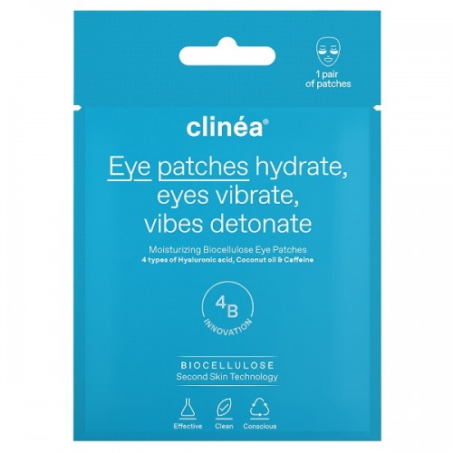 CLINEA MOISTURIZING BIOCELLULOSE EYE PATCHES 1 ζευγάρι