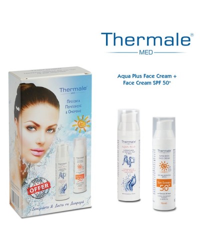 THERMALE PROMO AQUA PLUS FACE CREAM 75ml & SUNSCREEN FACE CREAM SPF 50+ 75ml