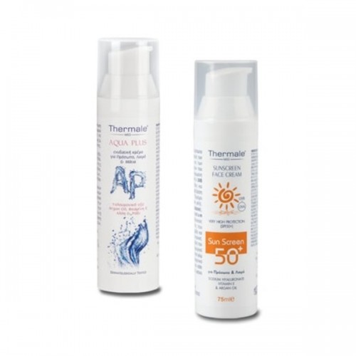 THERMALE PROMO AQUA PLUS FACE CREAM 75ml & SUNSCREEN FACE CREAM SPF 50+ 75ml