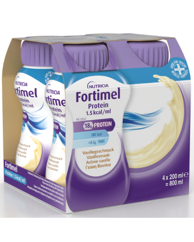 NUTRICIA FORTIMEL PROTEIN 1 5 kcal VANILIA 4x200ml