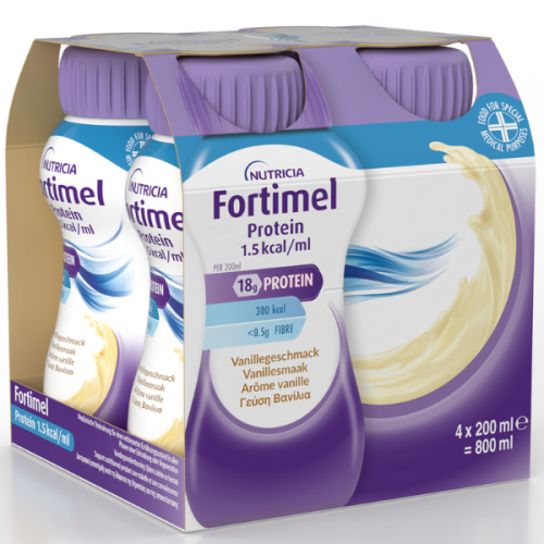 NUTRICIA FORTIMEL PROTEIN 1.5 kcal VANILIA 4x200ml