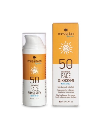 MESSINIAN SPA SUN FACE SUNSCREEN MATTE EFFECT 50spf 50ml